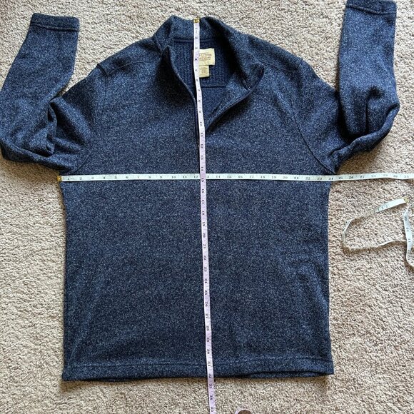 Telluride Clothing Company Quarter Zip Heather Blue Pullover Sweater Size XXL - Picture 6 of 7